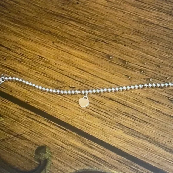 Tiffany & Co. Silver Heart Charm Bracelet - Picture 5 of 8